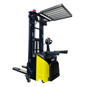 2000 Kgs / 5.5 Metros. Apilador Rher Full Eléctrico hombre a Bordo. Seguridad Europea con Baliza