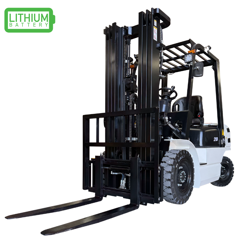 2.0 tons / 4.8 metros / Grúa Horquilla Eléctrica LITIO Marca Rher (Alemana)