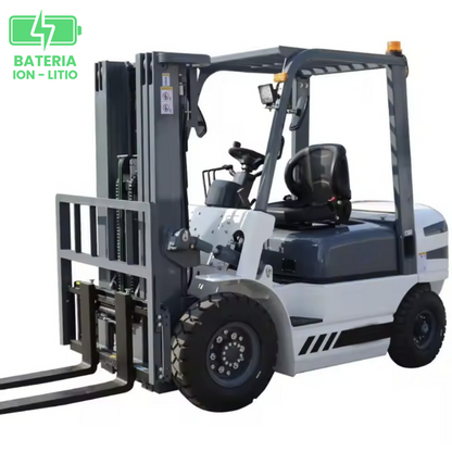 2.5 tons / 4.5 metros / Grúa Horquilla Eléctrica LITIO Marca Rher (Alemana)